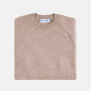 Felpa Girocollo in 100% Cashmere | Colore Silver - 0806