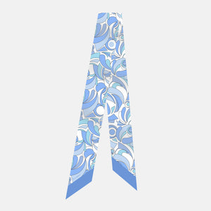 Twilly in Pure Silk | Flowers Pattern