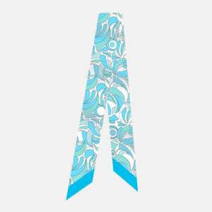 Twilly in Pure Silk | Flowers Print