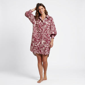 Copricostume Donna Flower | Rosso