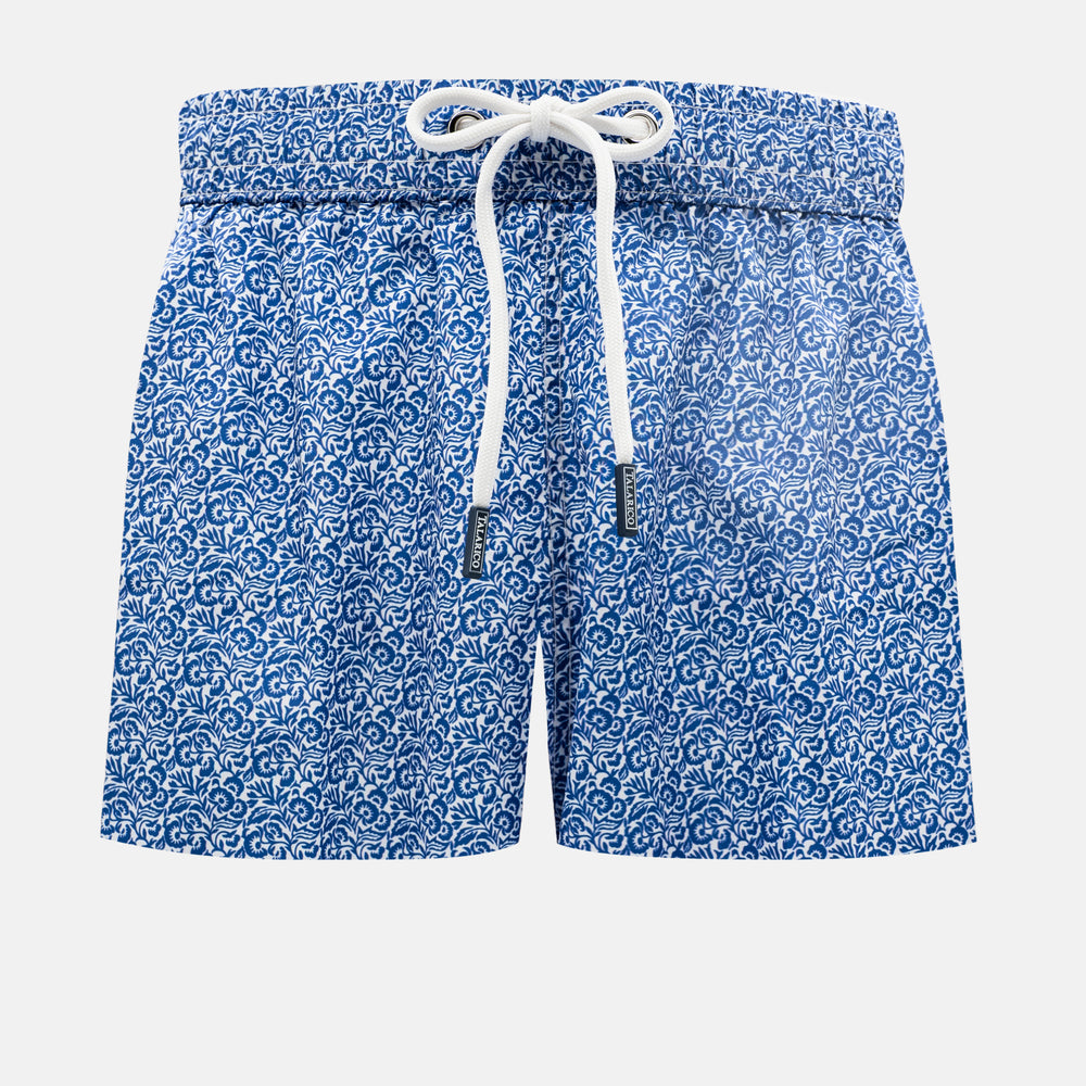 Flowers - Costume da bagno Uomo Elegante | Talarico Roma | Beachwear Made in Italy PE 2026