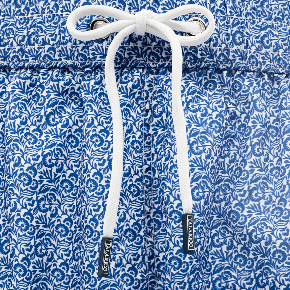 Flowers - Costume da bagno Uomo Elegante | Talarico Roma | Beachwear Made in Italy PE 2026