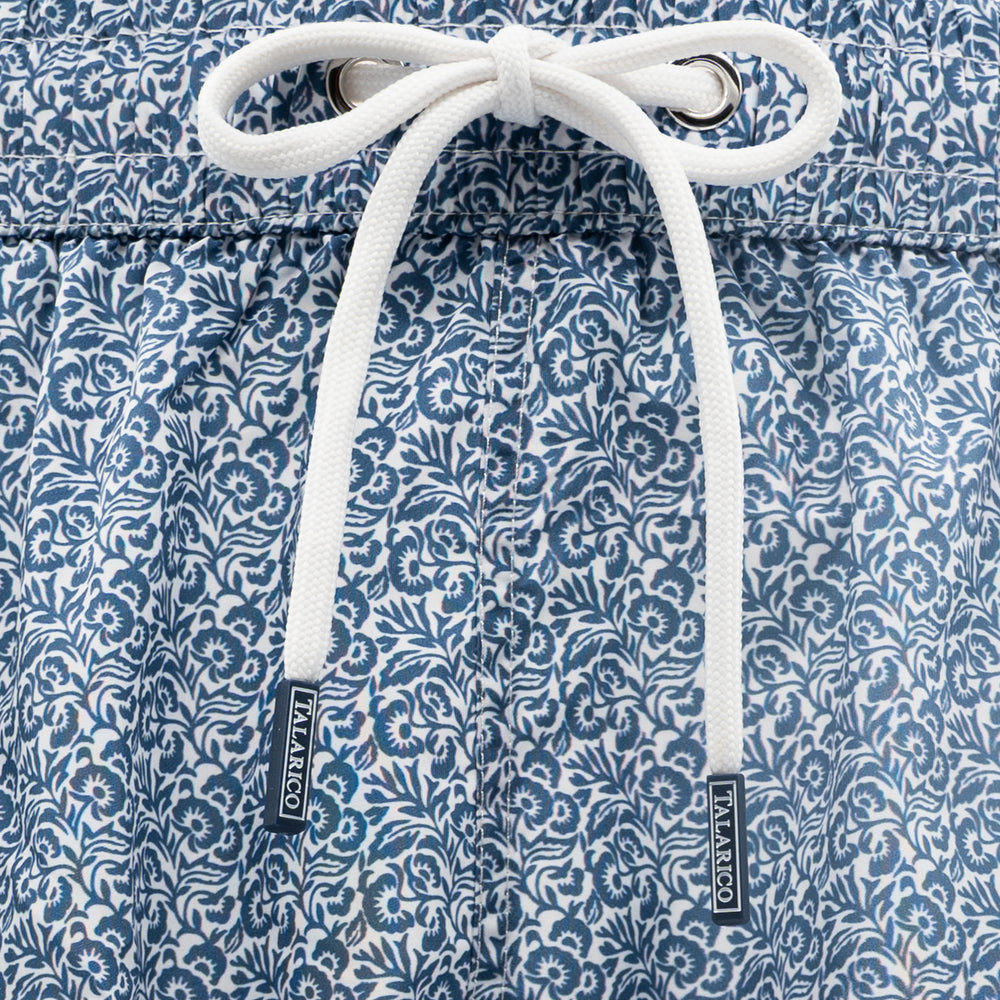 Flowers - Costume da bagno Uomo Elegante | Talarico Roma | Beachwear Made in Italy PE 2026