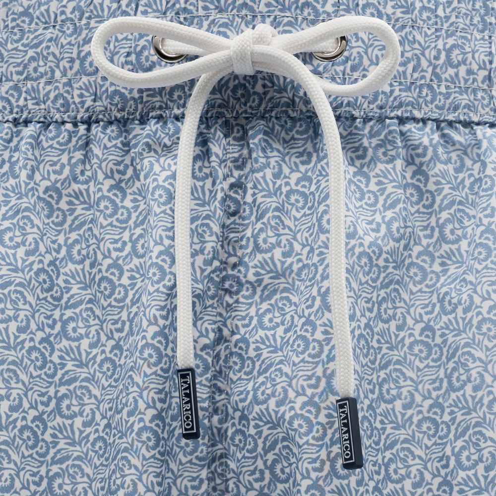 Flowers - Costume da bagno Uomo Elegante | Talarico Roma | Beachwear Made in Italy PE 2026