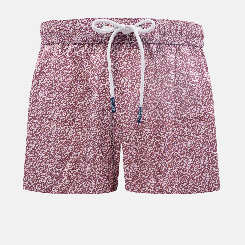 Flowers - Costume da bagno Uomo Elegante | Talarico Roma | Beachwear Made in Italy PE 2026