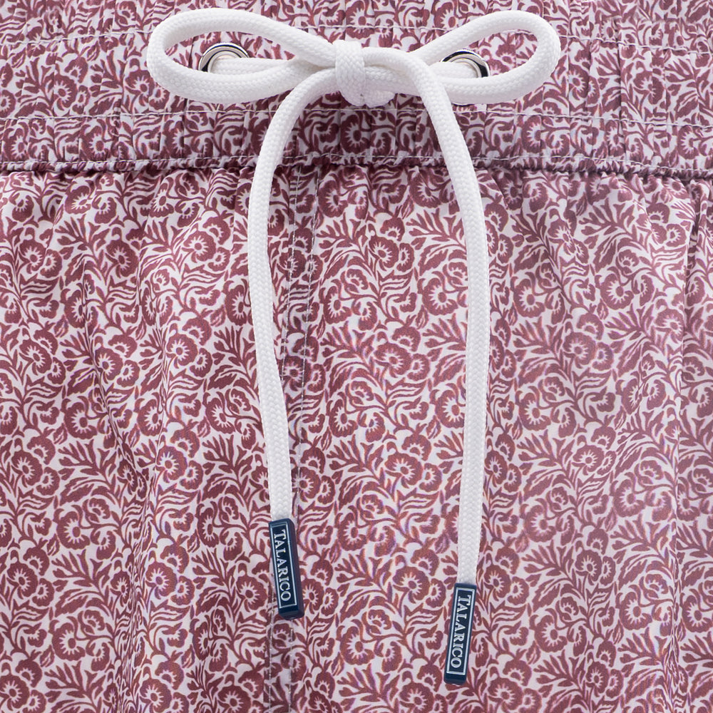 Flowers - Costume da bagno Uomo Elegante | Talarico Roma | Beachwear Made in Italy PE 2026