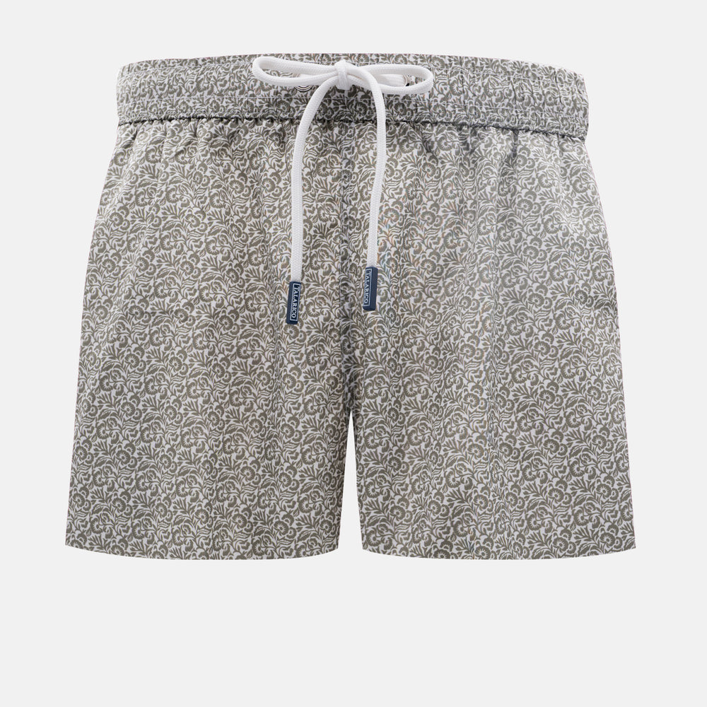 Flowers - Costume da bagno Uomo Elegante | Talarico Roma | Beachwear Made in Italy PE 2026