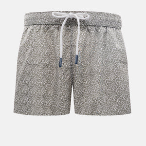 Flowers - Costume da bagno Uomo Elegante | Talarico Roma | Beachwear Made in Italy PE 2026