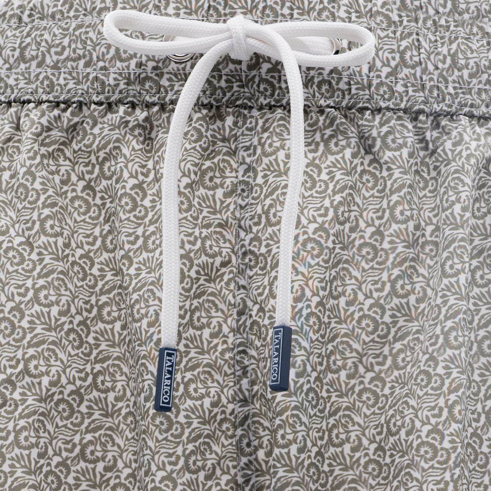 Flowers - Costume da bagno Uomo Elegante | Talarico Roma | Beachwear Made in Italy PE 2026