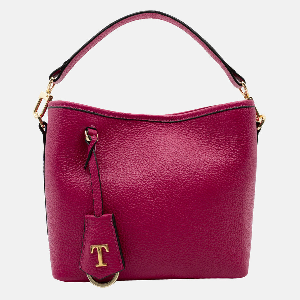 T-Rush bag in hammered leather
