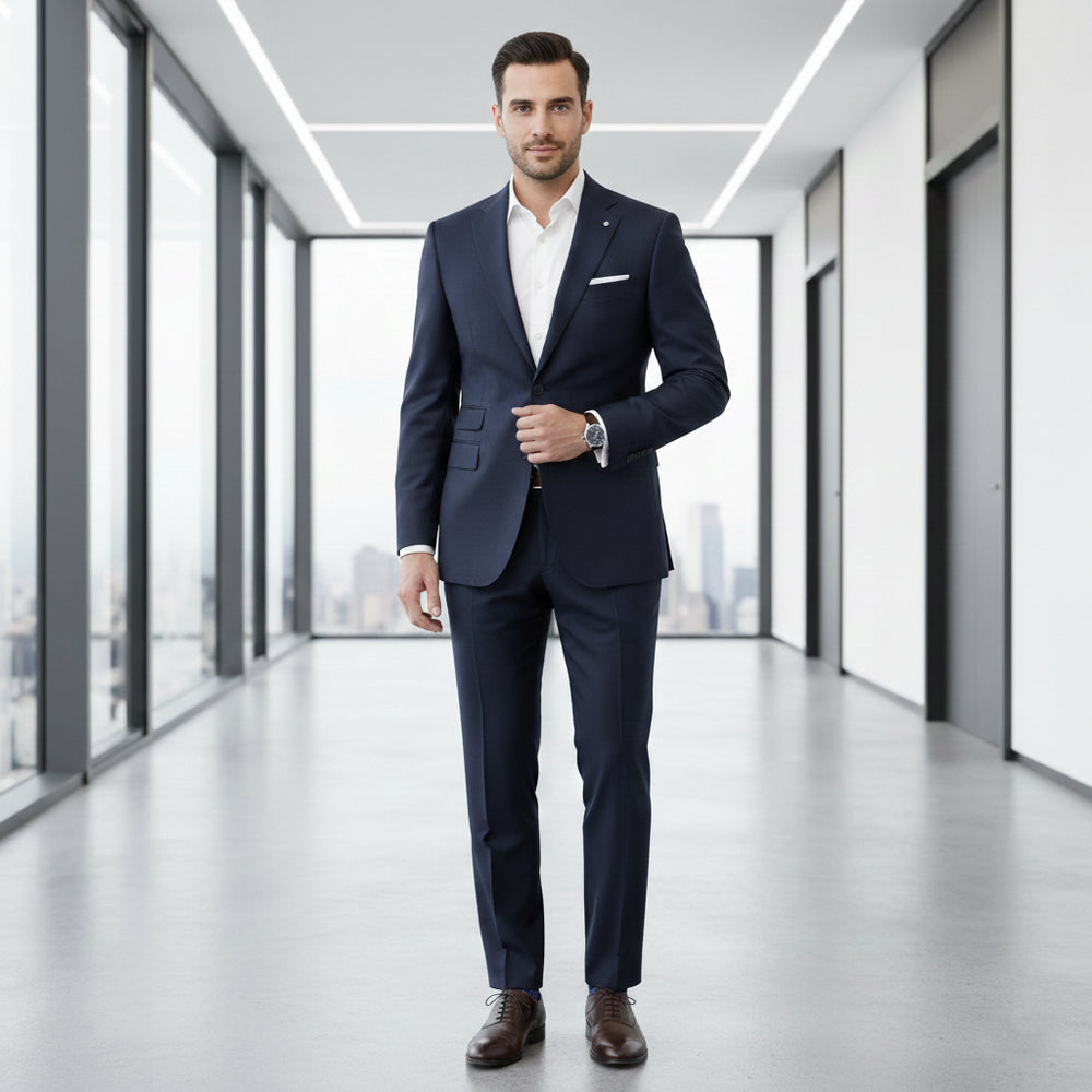 Abito  Sartoriale Talarico  in Lana E. Zegna - Blu