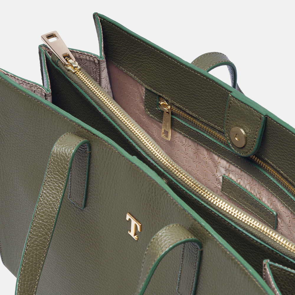 Rania of Jordan Shopper Bag in Grained Leather