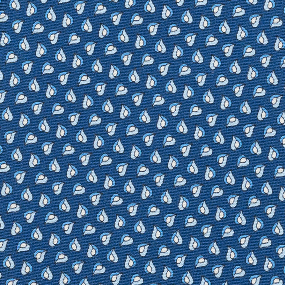 3-Fold Silk Tie, Micro Pattern, Light Blue - JA056125-13