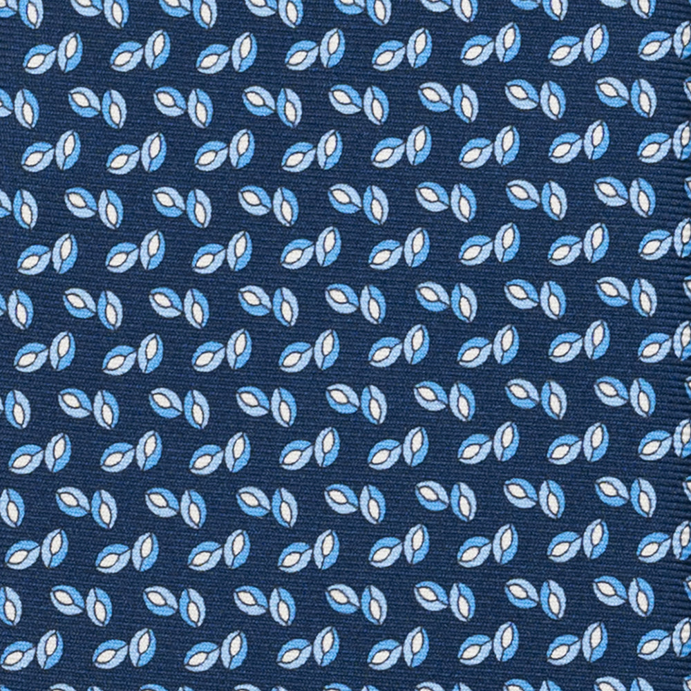 3-Fold Silk Tie, Micro Pattern, Light Blue - JA056336-11