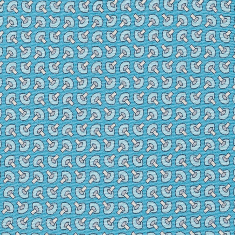 3-Fold Silk Tie, Micro Pattern, Pool - JA056676-12