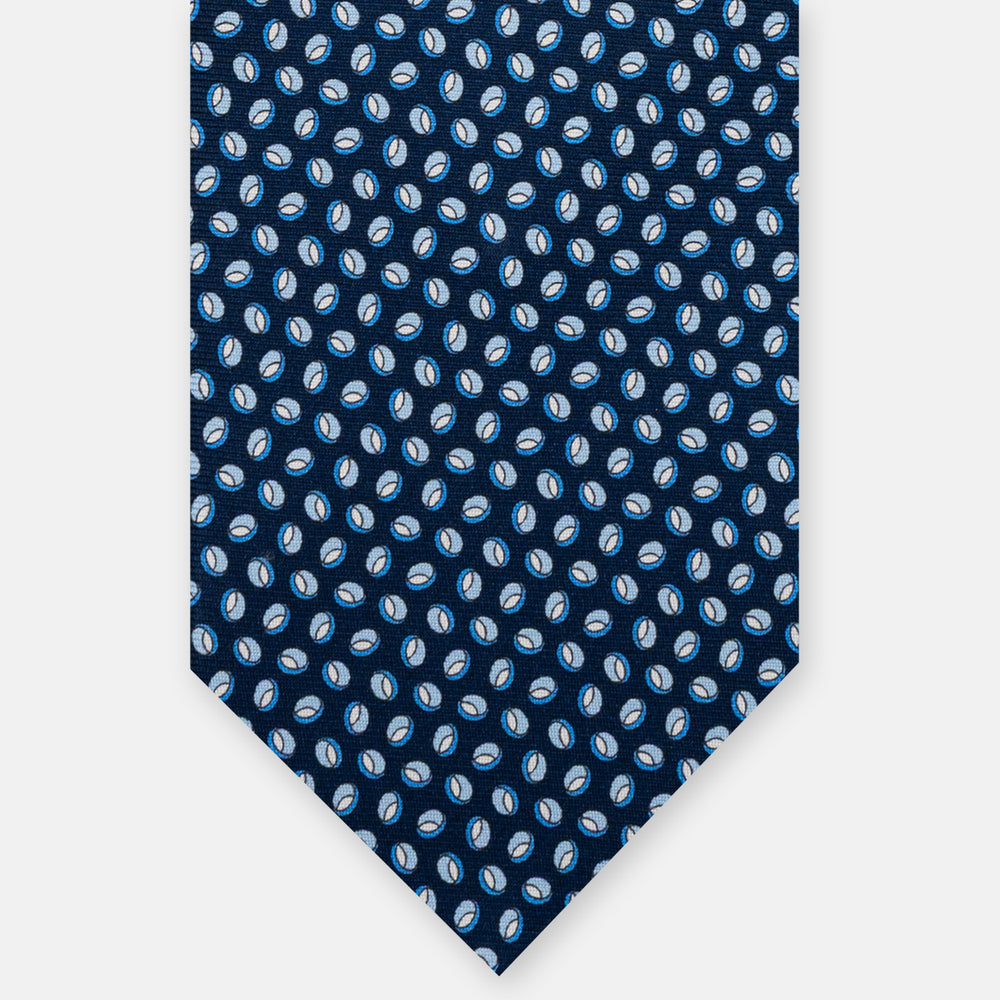 3-Fold Silk Tie, Micro Pattern, Sky Blue - JA058632_12 T