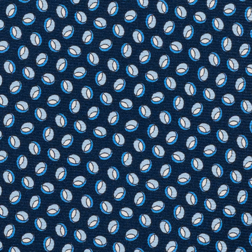 3-Fold Silk Tie, Micro Pattern, Sky Blue - JA058632_12 T