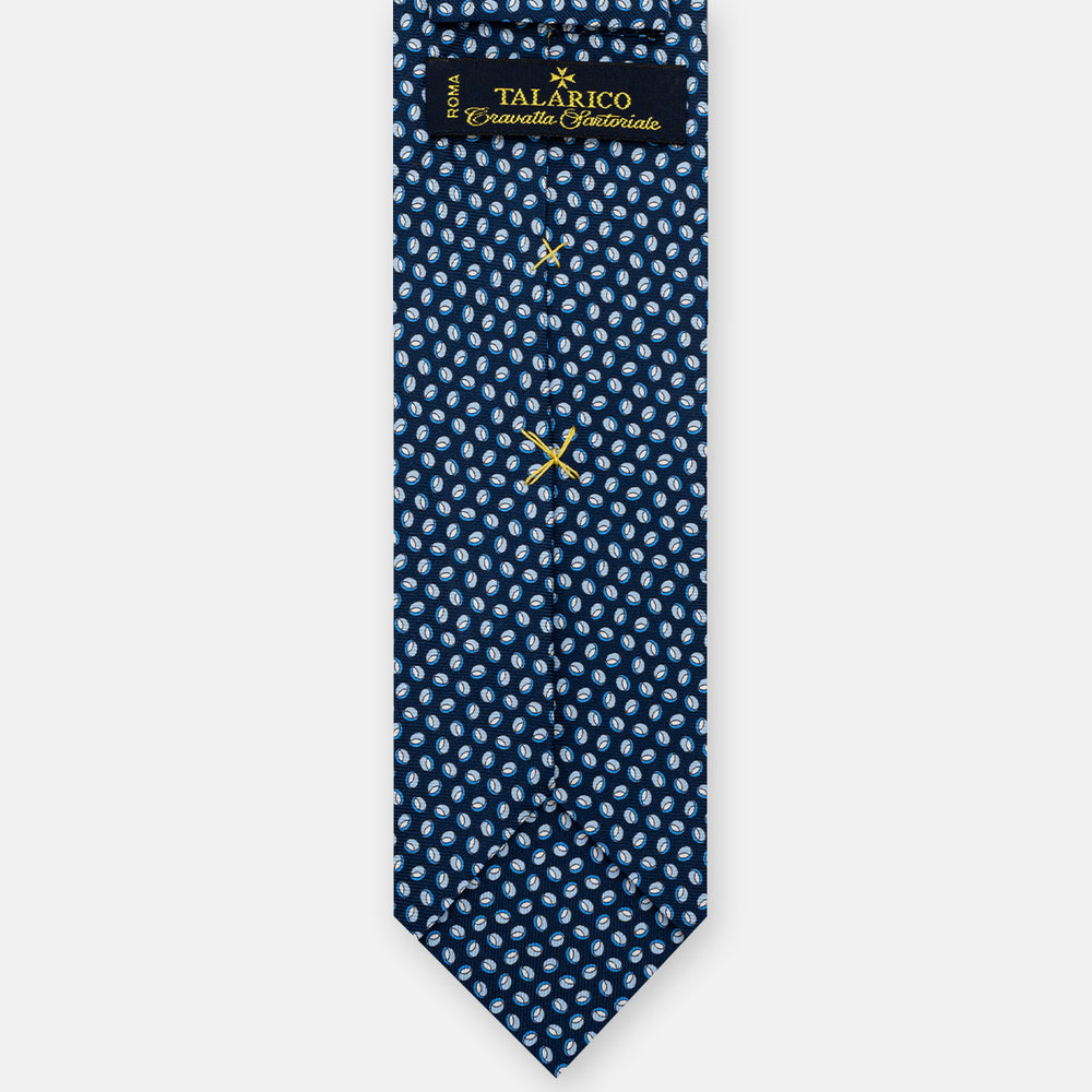 3-Fold Silk Tie, Micro Pattern, Sky Blue - JA058632_12 T