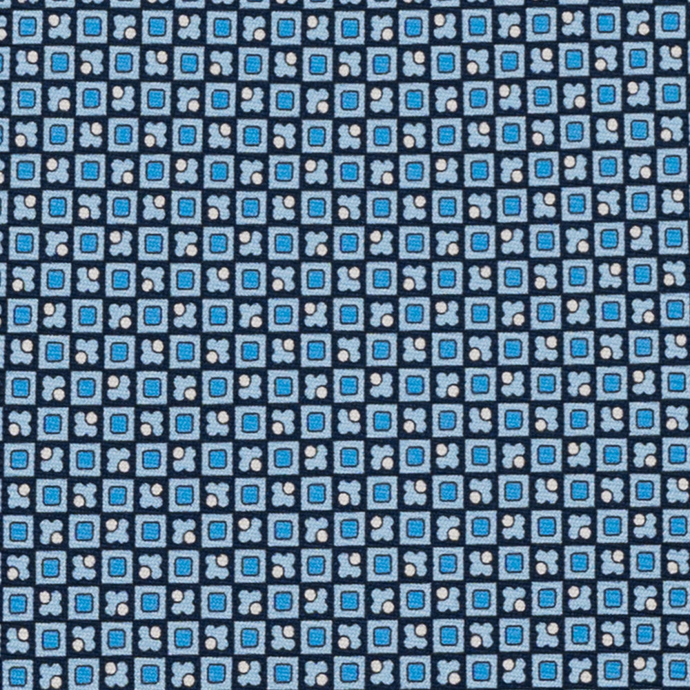 3-Fold Silk Tie, Micro Pattern, Sky Blue - JA059576_7 T