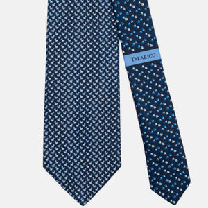3-Fold Silk Tie, Duck Pattern, Sky Blue - JC062778_5