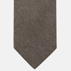 Cravatta 3 Pieghe in 100% Cashmere Zegna | Sartoriale Fatta a Mano | Marrone