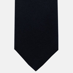 Cravatta 3 Pieghe in 100% Cashmere Zegna | Sartoriale Fatta a Mano | Blu