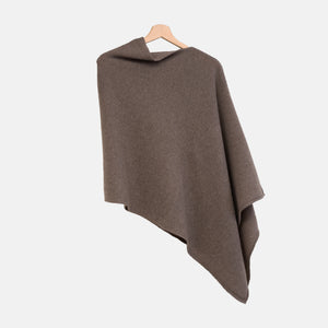 Mantella Asimmetrica in 100% Cashmere | Legno