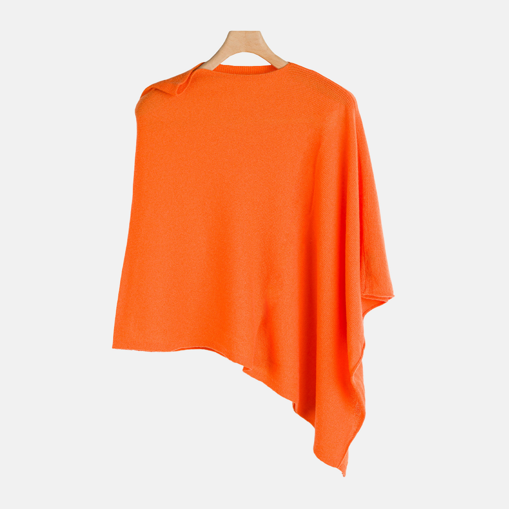 Mantella Asimmetrica in 100% Cashmere | Melone