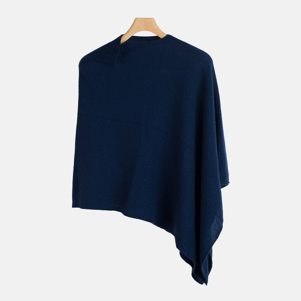 Mantella Asimmetrica in 100% Cashmere | Notturno