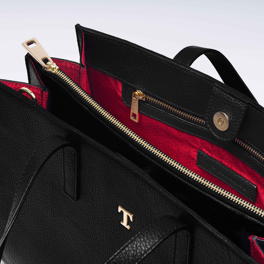 Rania of Jordan Shopper Bag in Grained Leather