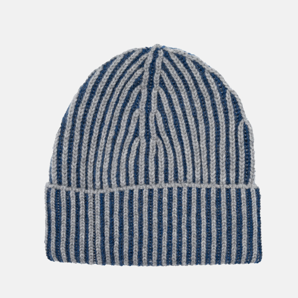 Berretto in Cashmere Notturno-Gris