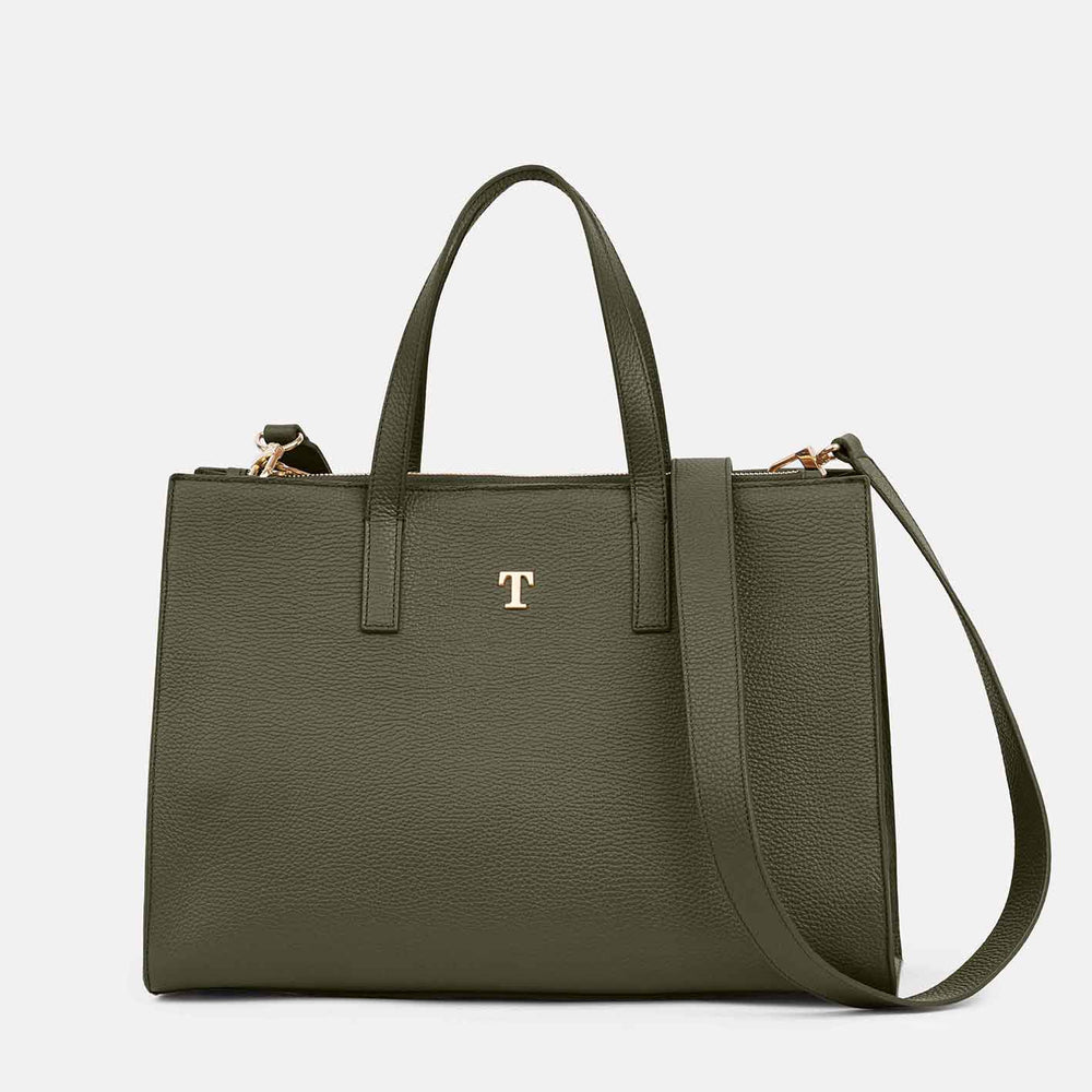Rania of Jordan Shopper Bag in Grained Leather