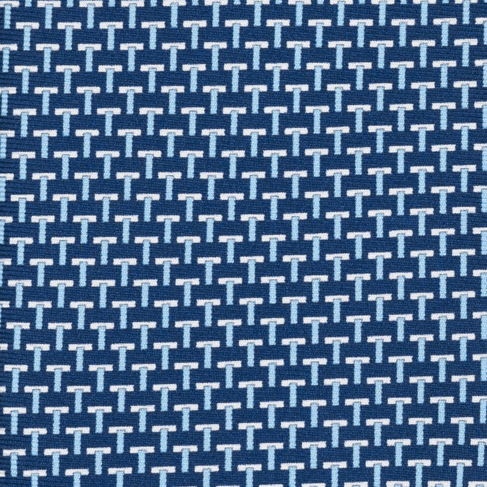 Cravatte 3 pieghe seta T Iconica Blu Celeste