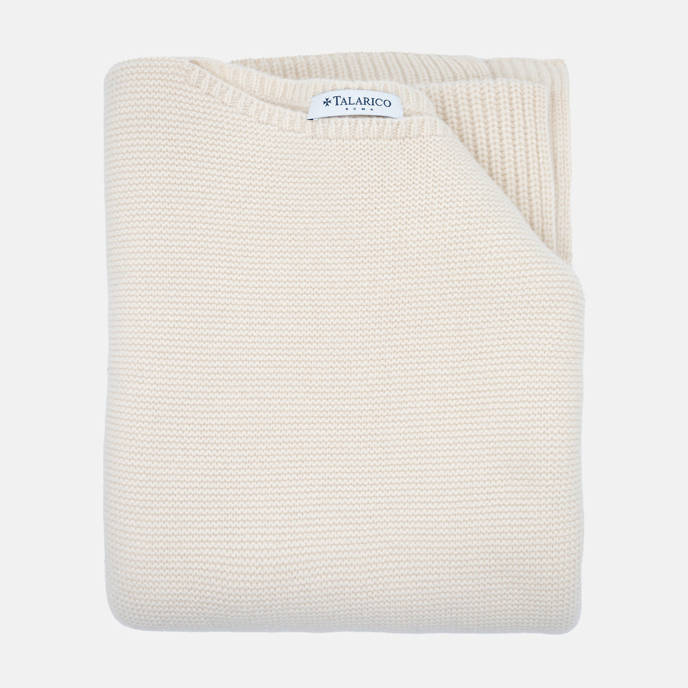 Mantella Maglione in Puro Cashmere | Bianco