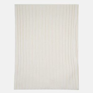 Sciarpa a Coste in 100% Cashmere | Panna - 105