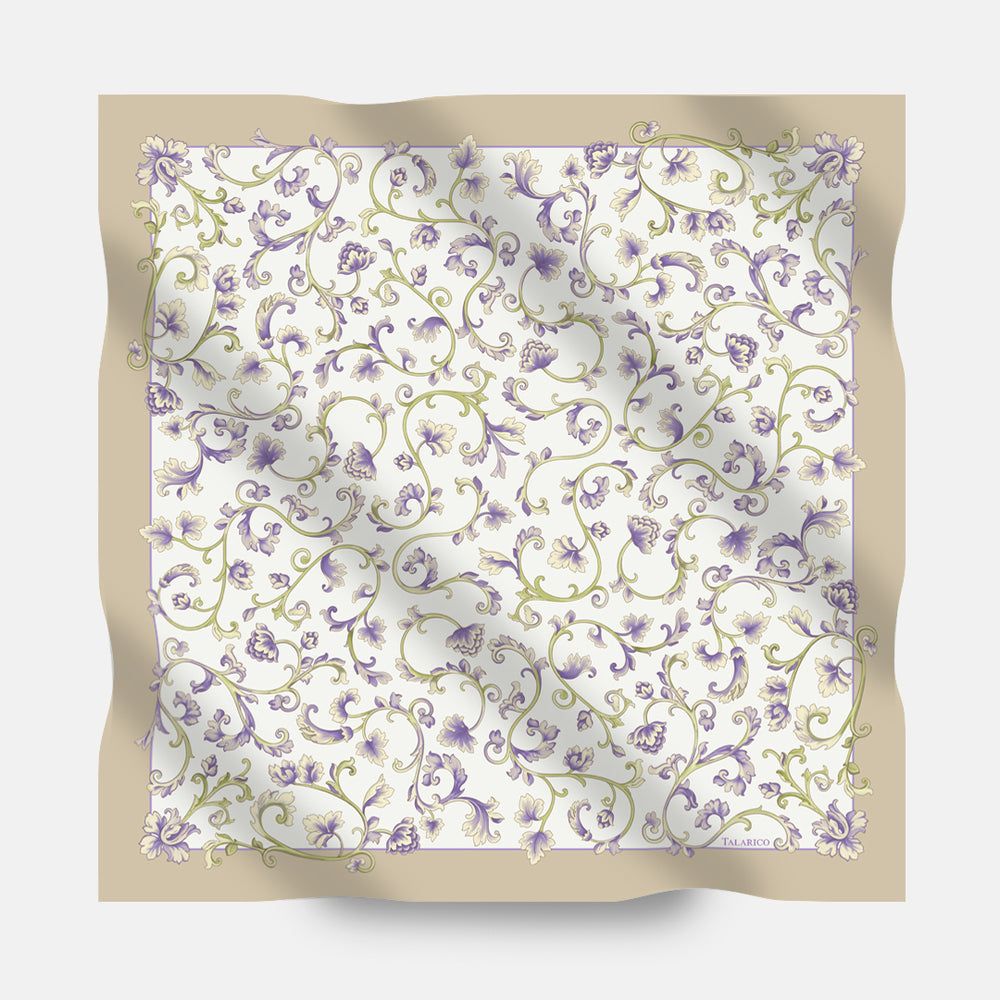 Foulard  Talarico In Seta Twill 90 Ramage