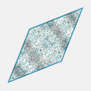 Diamond Foulard in Pure Twill Silk | Ramage Pattern