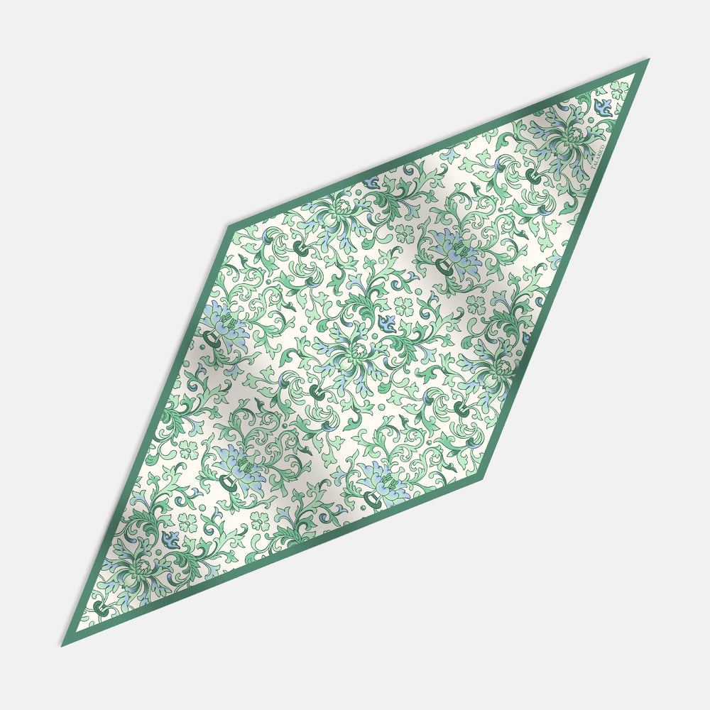 Foulard Rombo in Pura Seta Twill | Fantasia Ramage