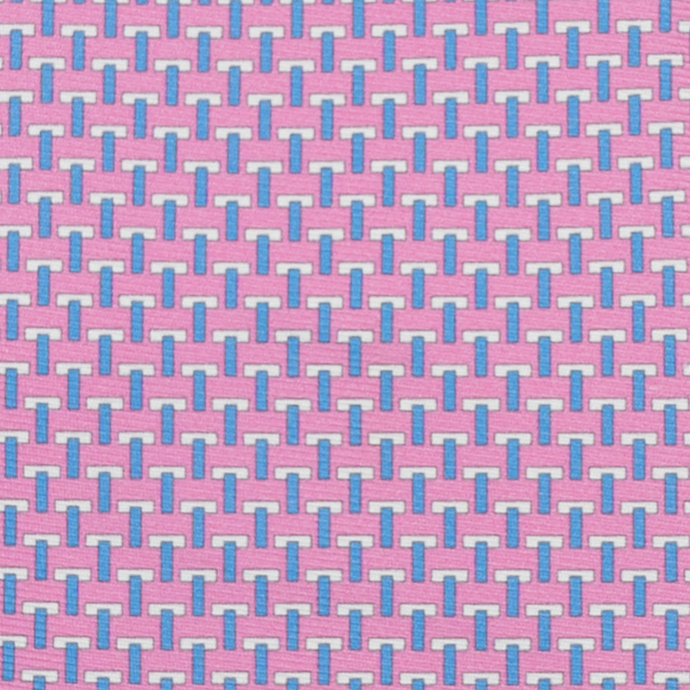 Cravatte 3 pieghe seta T Iconica Rosa Celeste
