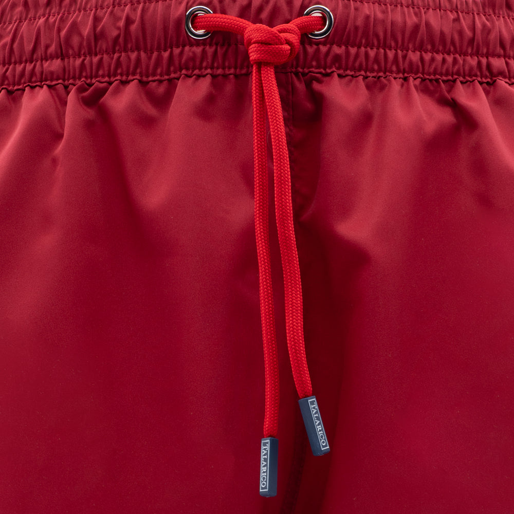 Versilia - Costume da bagno Uomo Elegante | Tinta Unita Bordeaux