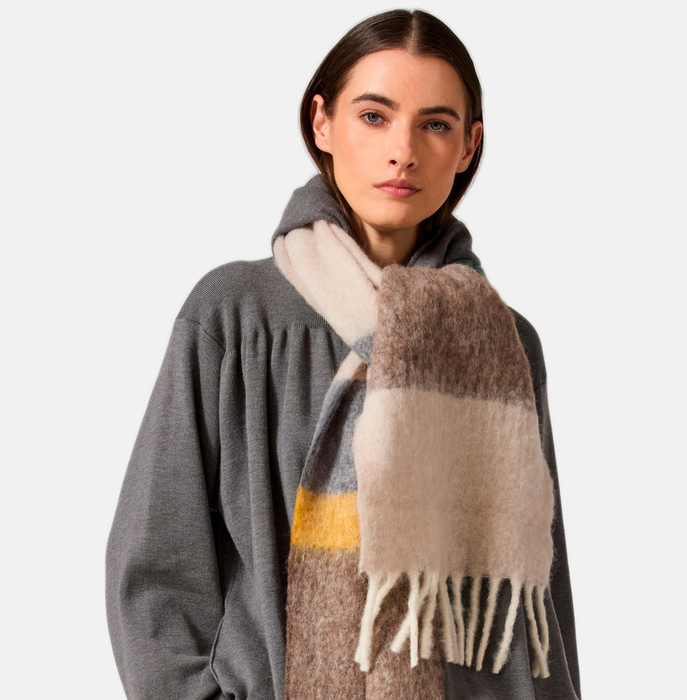 Sciarpa "Cloud" in misto Alpaca e Lana | DIJON - 8519