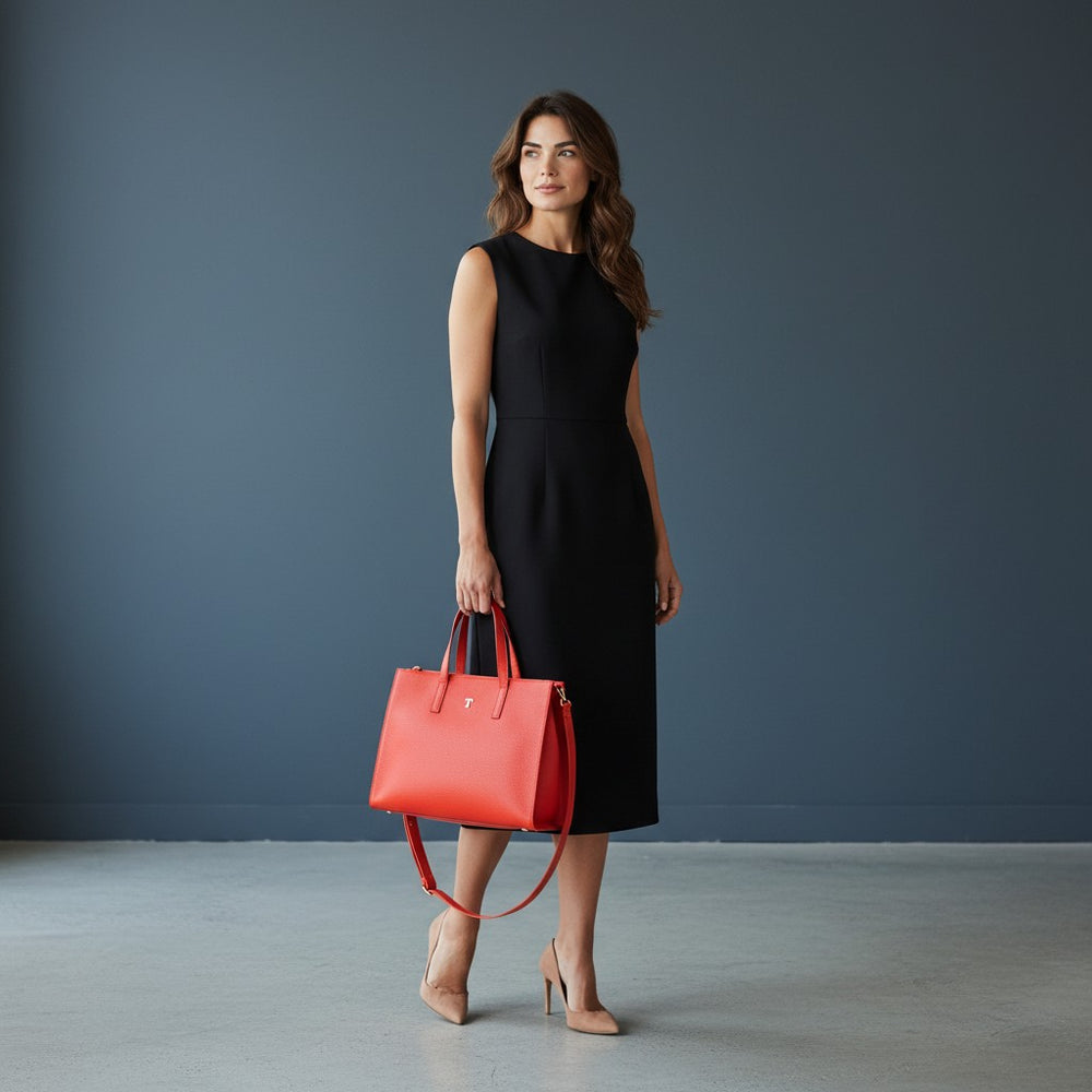 Rania of Jordan Shopper Bag in Grained Leather