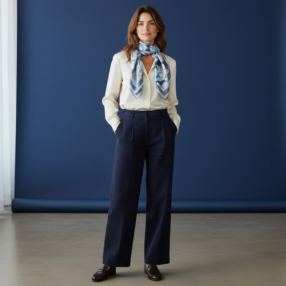 Foulard In Seta Twill 90 Spiriti Indomiti