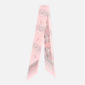 Twilly in Pure Silk | Stellar Horse Pattern