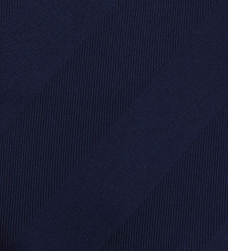 Cravatta sartoriale Talarico in Seta  raso Regimental Blu Tono su tono