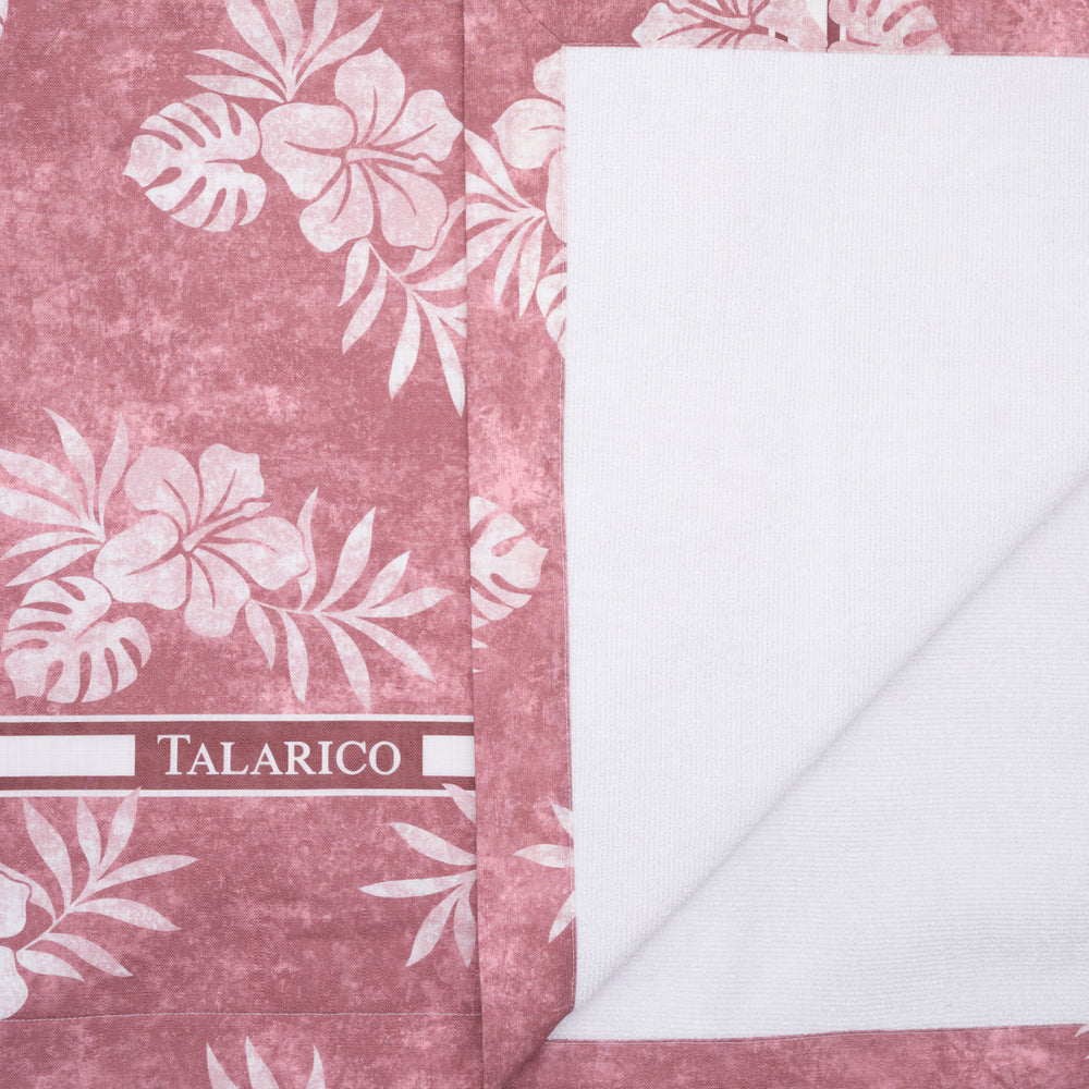Telo Mare in Lino e Spugna | Fantasia Tropea | Magenta