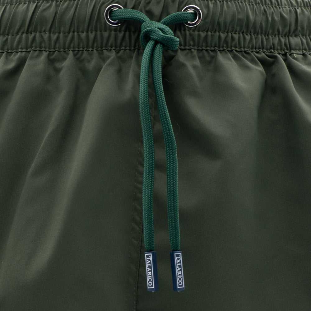 Versilia - Costume da bagno Uomo Elegante | Tinta Unita Verde