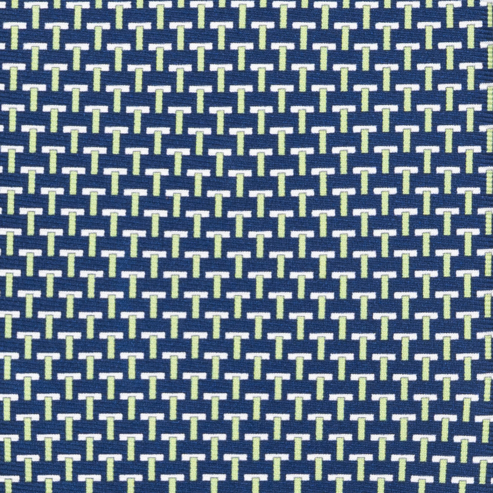 Cravatte 3 pieghe seta T Iconica Blu Verde