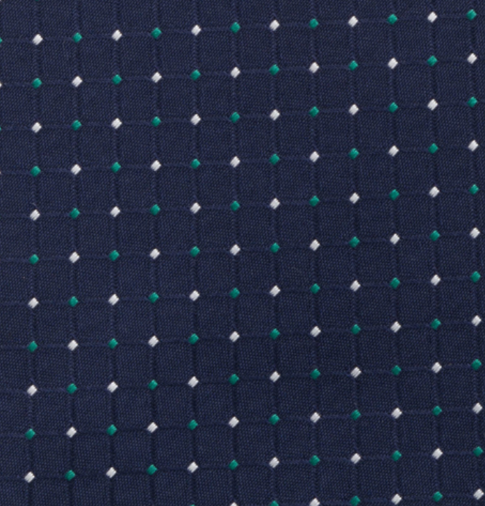 Cravatta Collezione 1999 in Seta Pesante Blu Verde