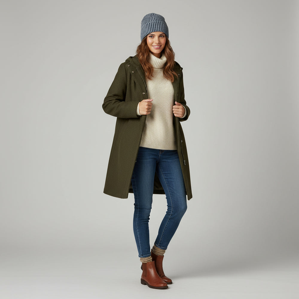 Berretto in Cashmere Notturno-Gris